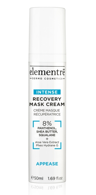 Восстанавливающая крем-маска с пантенолом и скваланом Elementre 50 мл